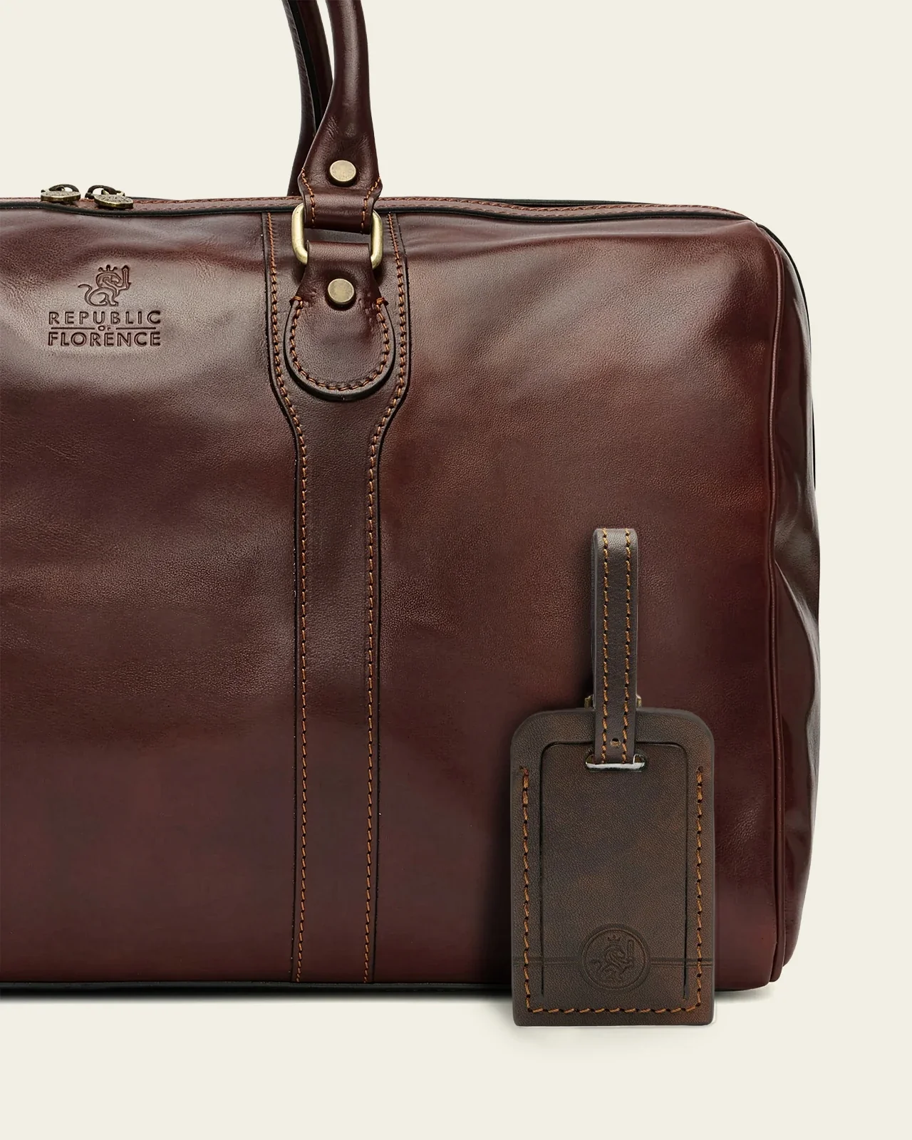 Tag Espresso - Leather Travel Tag - Image 4