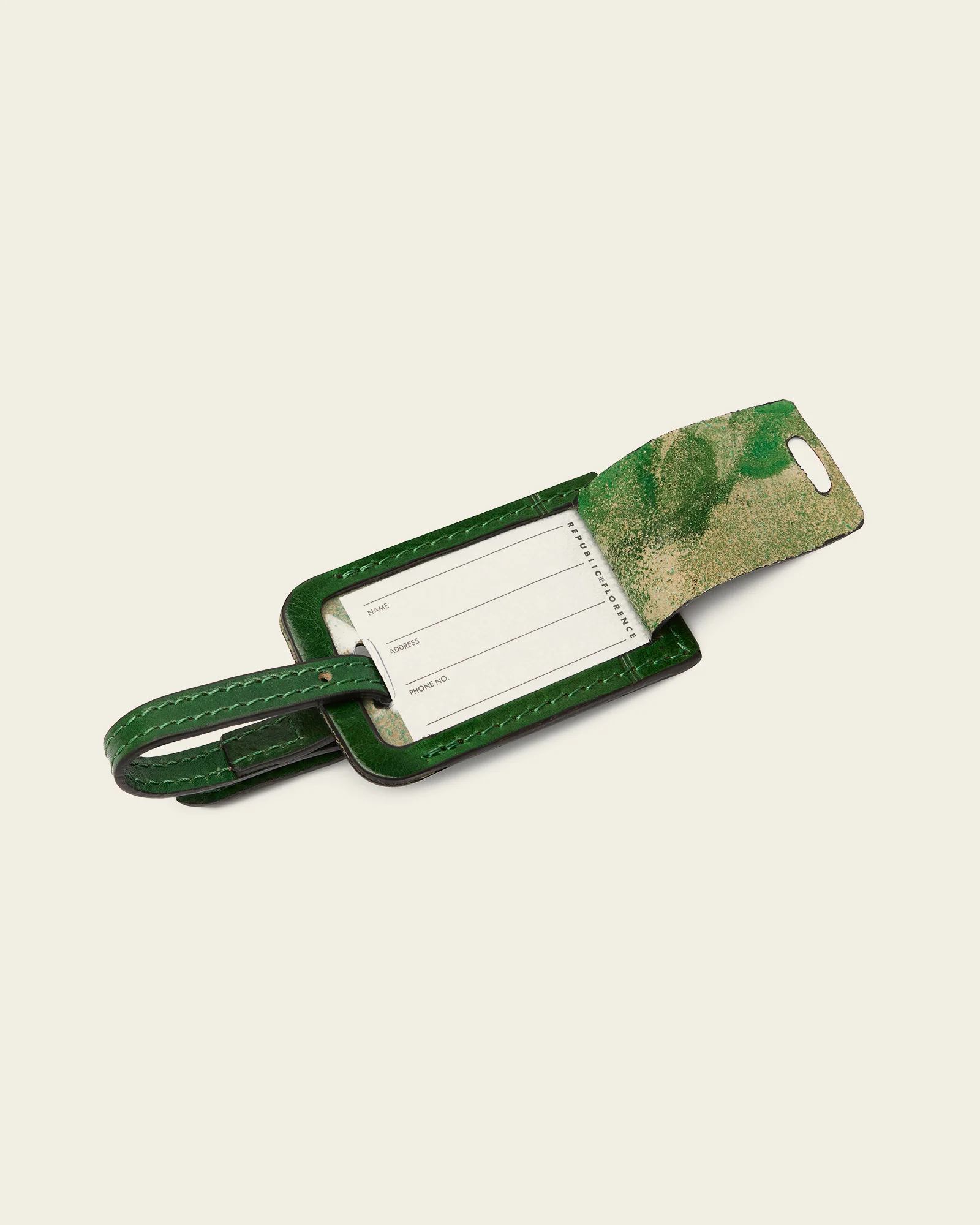 Tag Forest - Leather Travel Tag - Image 3