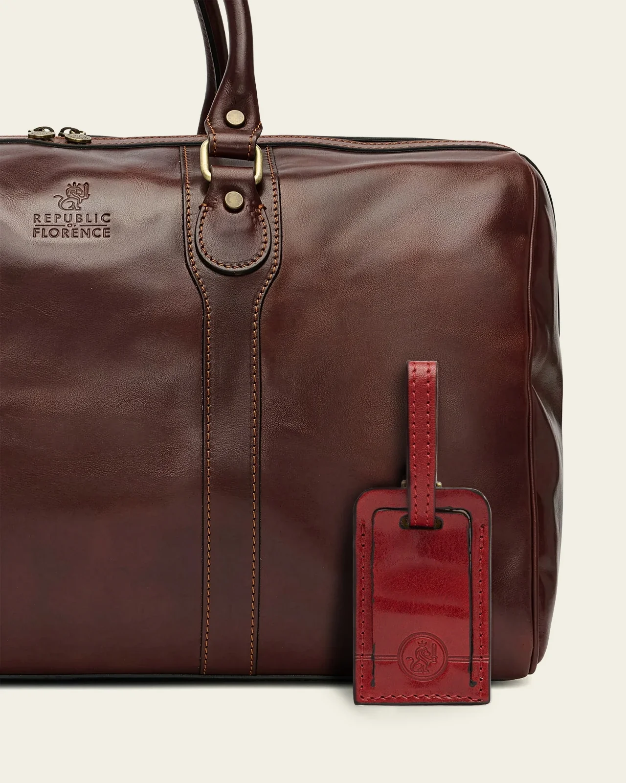 Tag Rosso - Leather Travel Tag - Image 4